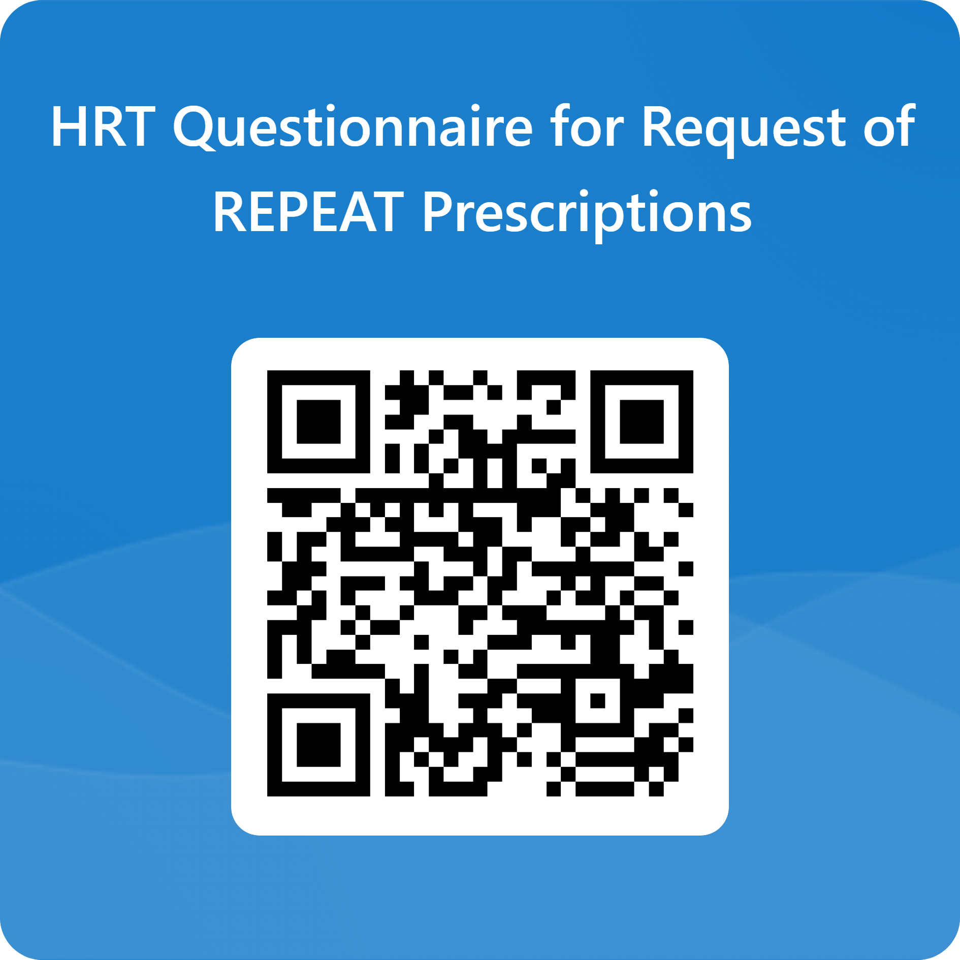 QR Code for HRT Questionnaire